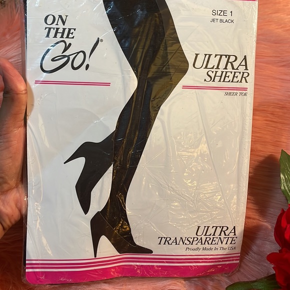 Jet Black Pantyhose - Picture 3 of 11